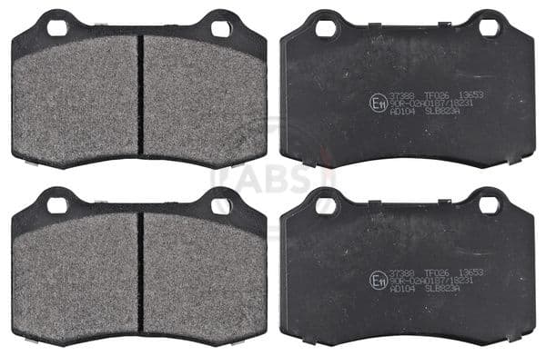 set placute frana,frana disc A.B.S. 37388