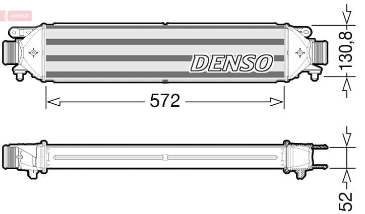 Intercooler, compresor DENSO DIT09103