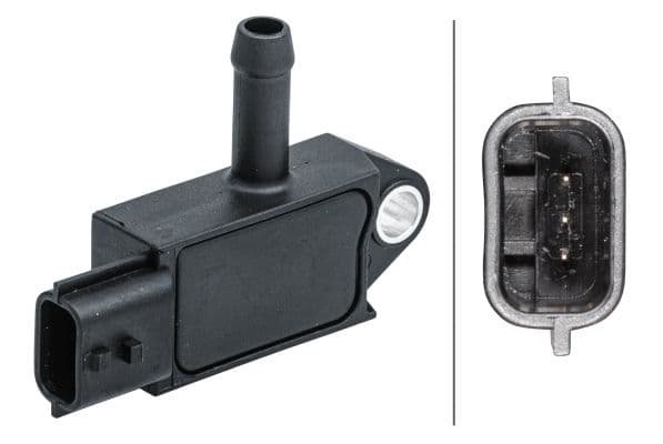 Senzor, presiune gaze evacuare HELLA 6PP 009 409-461