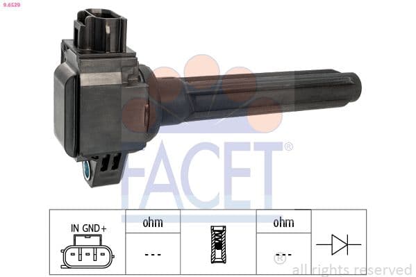 bobina de inductie FACET OE Equivalent 9.6539