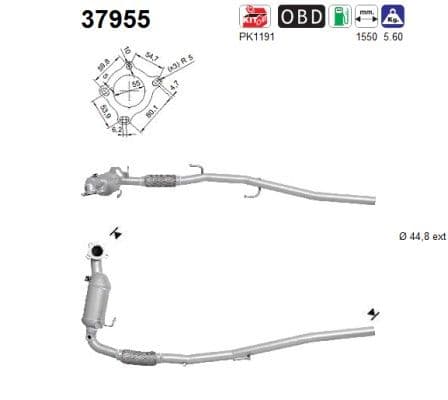 Catalizator AS-PL 37955