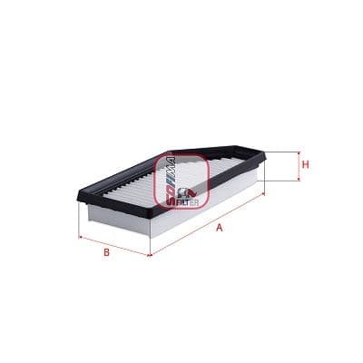 Filtru aer SOFIMA S 3D67 A