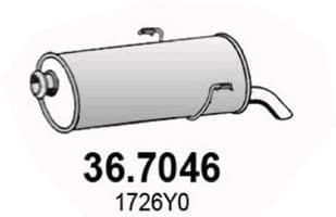 Toba esapament finala ASSO 36.7046