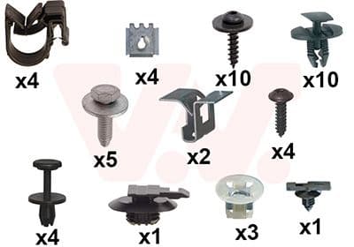 Set montaj, aripa laterala VAN WEZEL 0972796