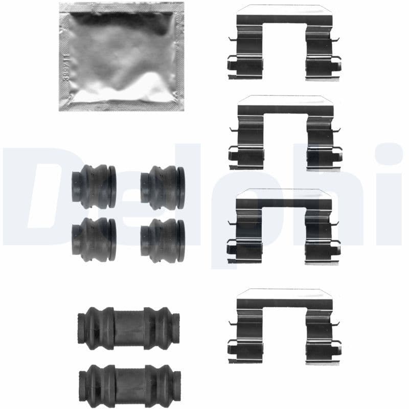 Set accesorii, placute frana DELPHI LX0680