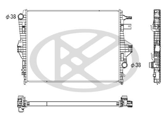 Radiator, racire motor KOYORAD PL453456