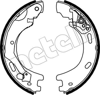 Set saboti frana, frana de mana METELLI 53-0376