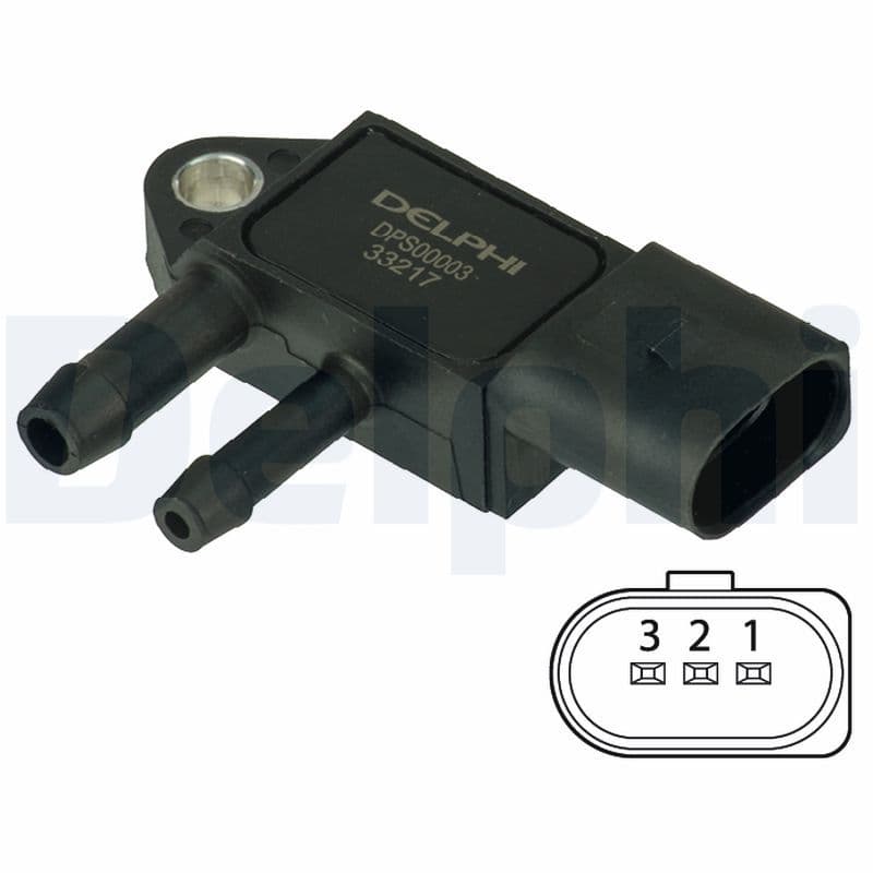 Senzor, presiune gaze evacuare DELPHI DPS00003