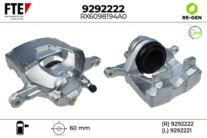 Etrier frana FTE 9292222