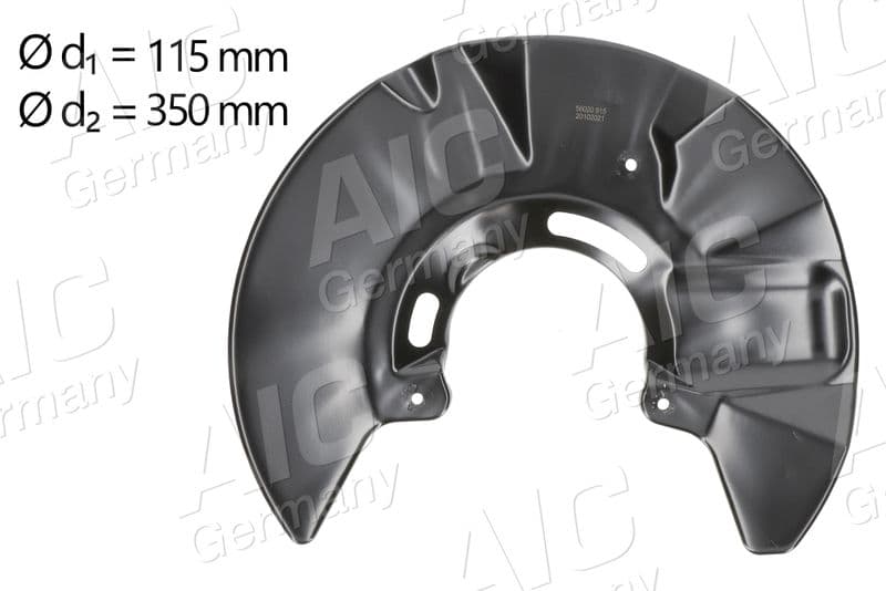 protectie stropire,disc frana AIC Calitatea originală 56020
