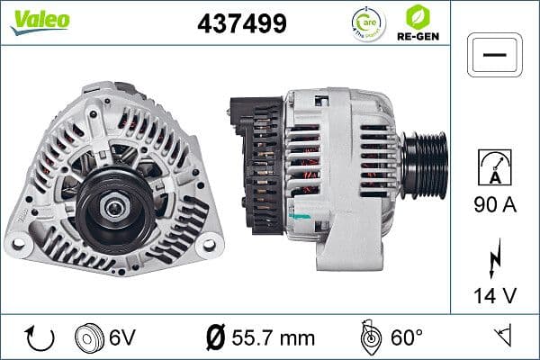 Generator / Alternator VALEO 437499