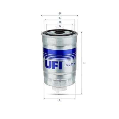 filtru combustibil UFI 24.351.00