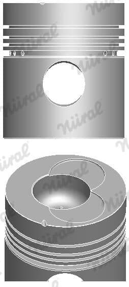 Piston NURAL 87-214809-10