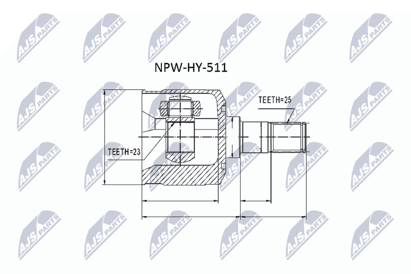 Set articulatie, planetara NTY NPW-HY-511