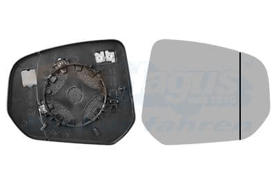 Sticla oglinda, oglinda retrovizoare exterioara VAN WEZEL * HAGUS * 1930838