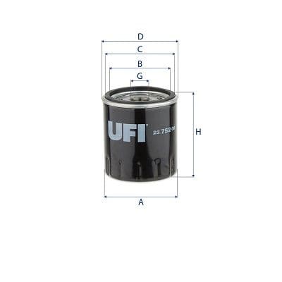 Filtru ulei UFI 23.752.00