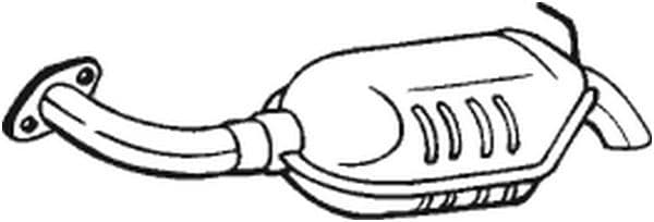 Toba esapament finala BOSAL 171-019