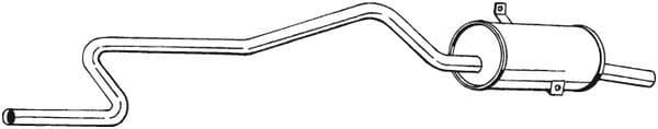 Toba esapament finala BOSAL 283-701