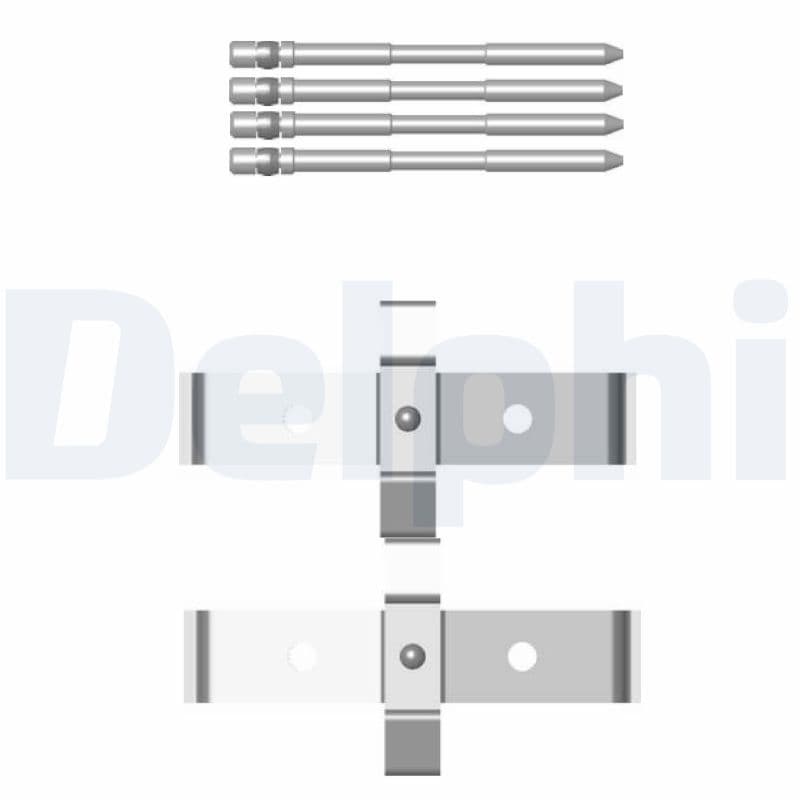 Set accesorii, placute frana DELPHI LX0469
