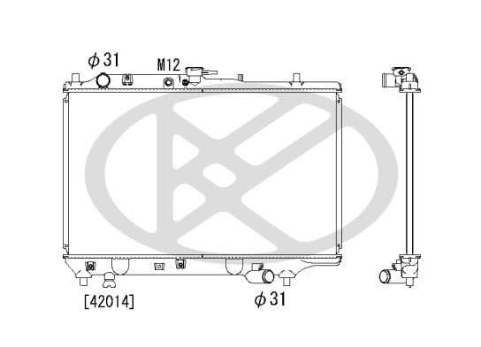 Radiator, racire motor KOYORAD PL060635