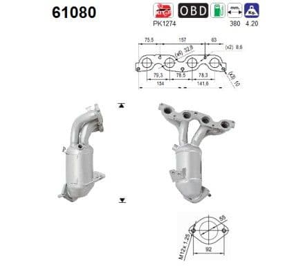 Catalizator AS-PL 61080