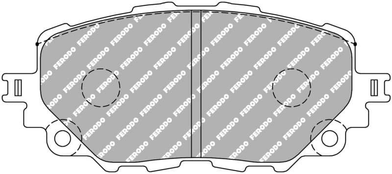 set placute frana,frana disc FERODO FCP4873H