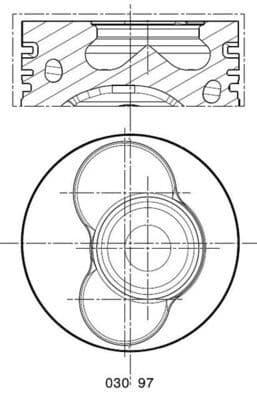 Piston MAHLE 030 97 00