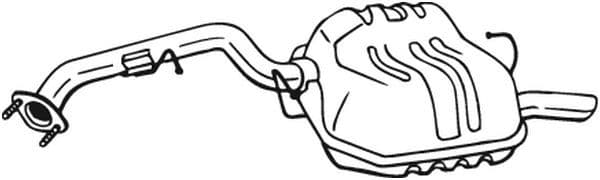 Toba esapament finala BOSAL 171-025