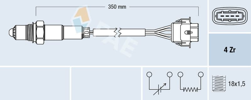 Sonda Lambda FAE 77155