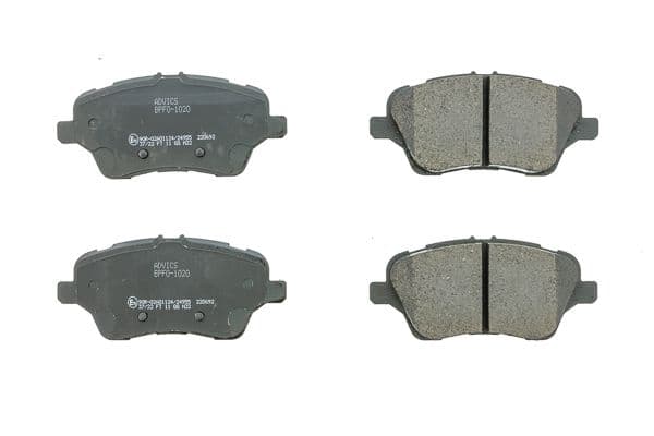 set placute frana,frana disc AISIN Premium ADVICS by BPFO-1020