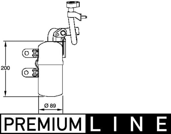uscator,aer conditionat MAHLE BEHR *** PREMIUM LINE *** AD 280 000P