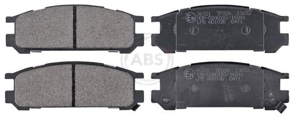 set placute frana,frana disc ABS 36721