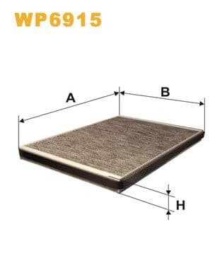 Filtru, aer habitaclu WIX FILTERS WP6915