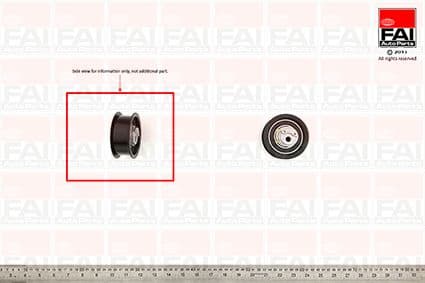 rola intinzator,curea distributie FAI AutoParts T9309