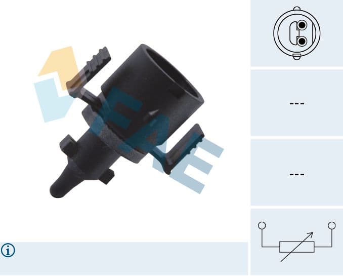 senzor,temperatura aer admisie FAE 33503