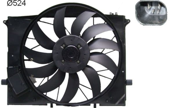Ventilator, radiator MAHLE BEHR CFF 172 000S