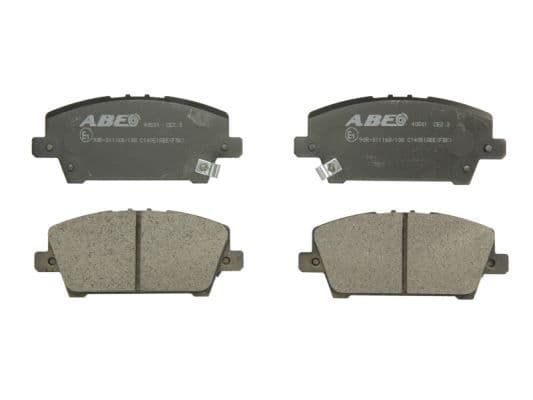 set placute frana,frana disc ABE C14051ABE