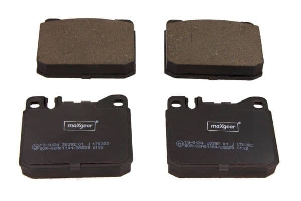 set placute frana,frana disc MAXGEAR 19-0434