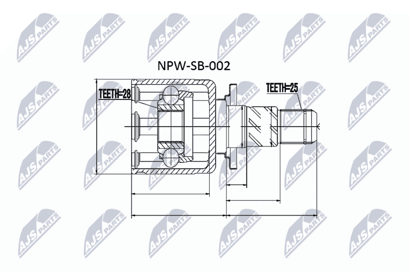 Set articulatie, planetara NTY NPW-SB-002