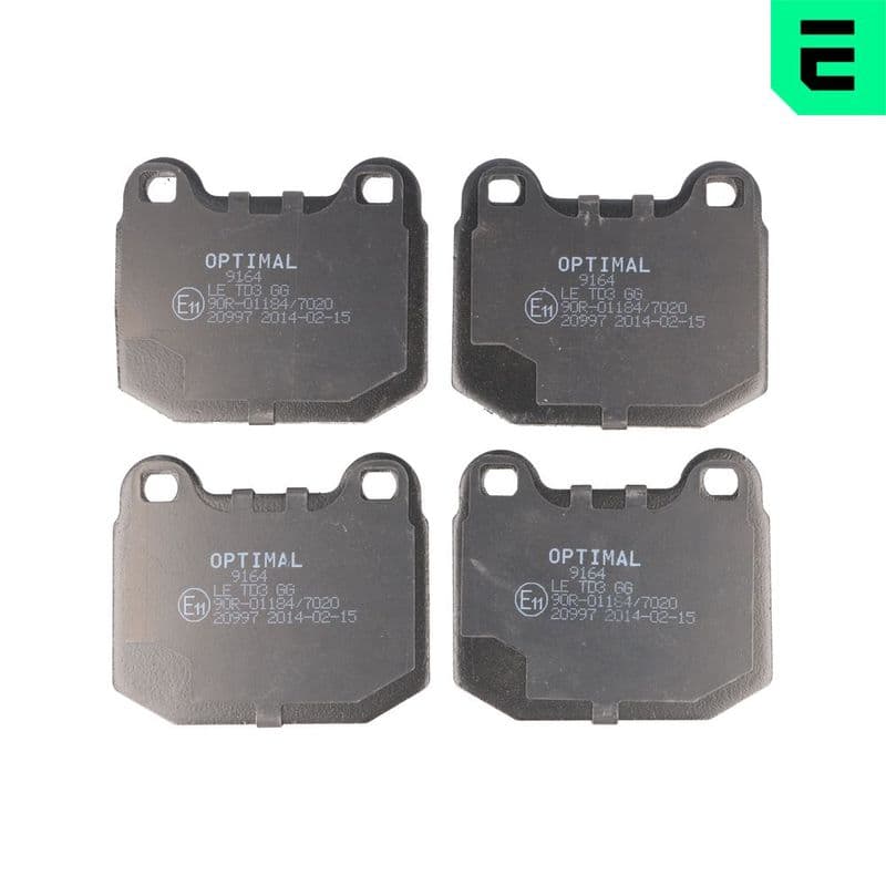 set placute frana,frana disc OPTIMAL BP-09164