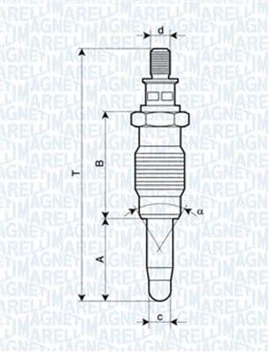 Bujie incandescenta MAGNETI MARELLI 062900005304