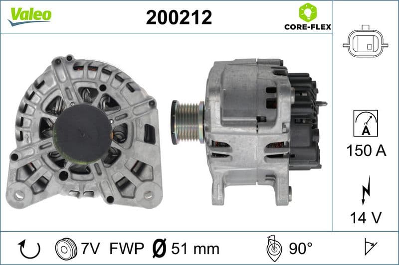 Generator / Alternator VALEO 200212