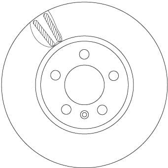 Disc frana TRW DF6964