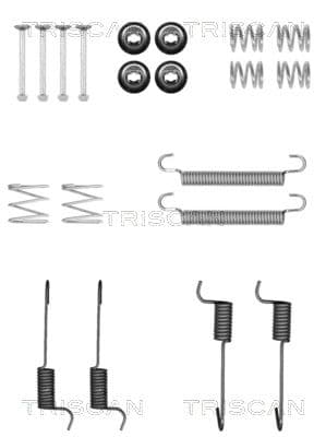 set accesorii, saboti frana parcare TRISCAN 8105 432591