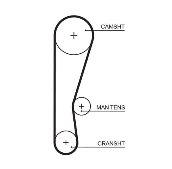 Curea de distributie GATES 5119
