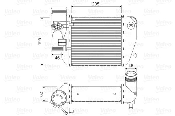 Intercooler, compresor VALEO 818653