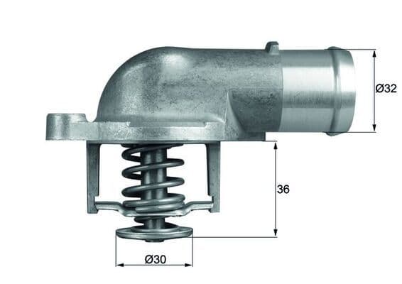termostat,lichid racire MAHLE BEHR TI 212 87D