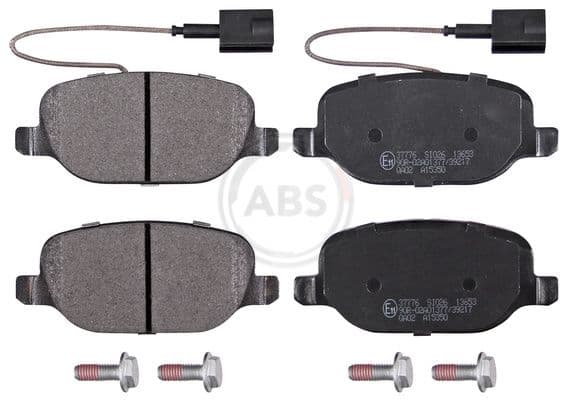 set placute frana,frana disc ABS 37776