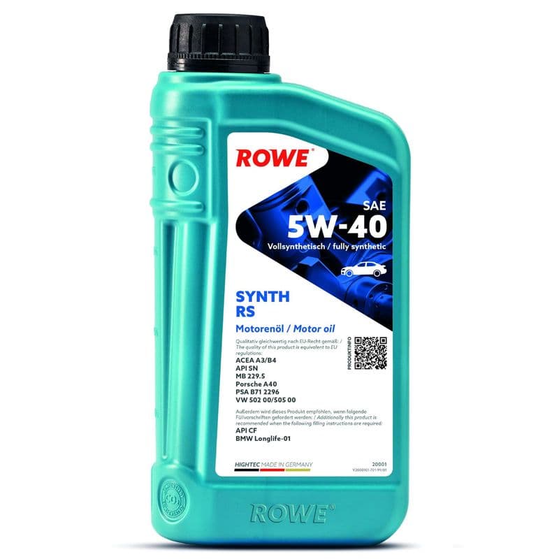 ulei de motor ROWE HIGHTEC SYNTH RS SAE 5W-40 20001-0010-99