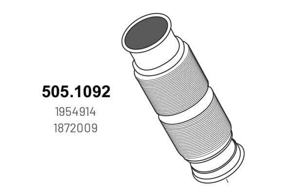 Racord evacuare ASSO 505.1092